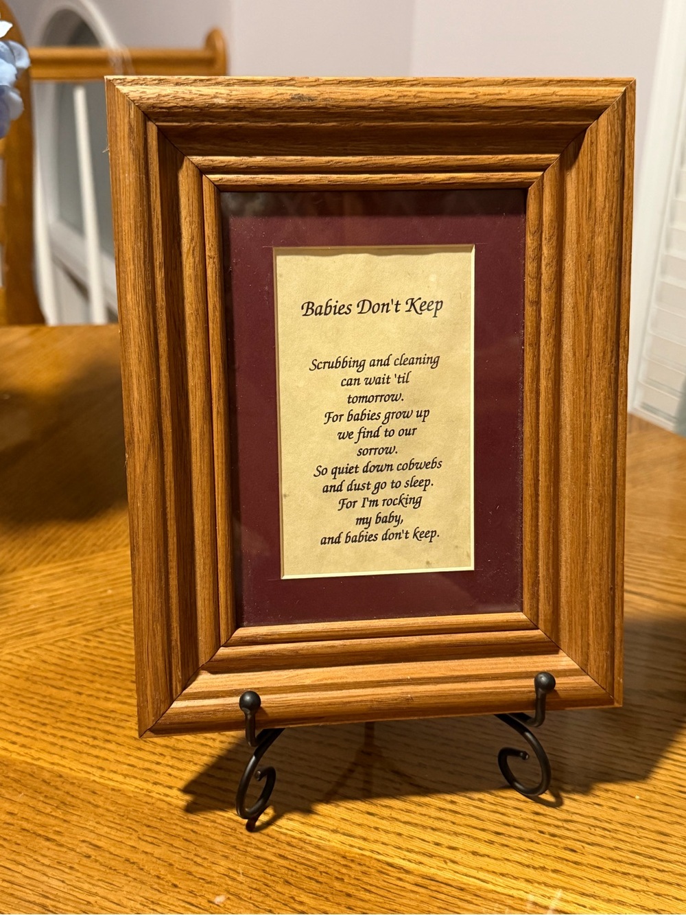 Babies don’t keep